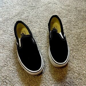 Vans black Classic Slip-On Stackform Shoe